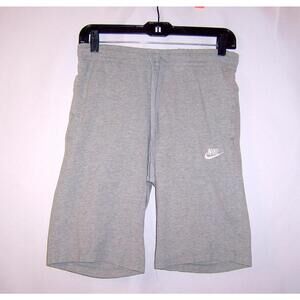 Men's M - Nike Sportswear Club Jersey Shorts Grey